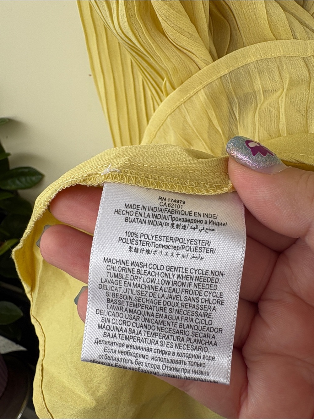 BCBGeneration Yellow Pleated Strapless Sundress - Picture 7 of 8